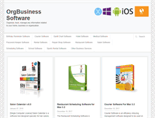 Tablet Screenshot of orgbusiness.com
